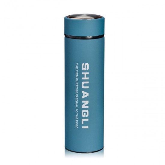 480ml Stainless Steel Vacuum Cup Portable Travel Insulated Bottle Drinking Mug Water Bottle