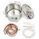 10L New Copper Distiller Moonshine Alcohol Still Stainless Thermometer DIY Home Brew Kit