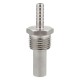 2Pcs 316 Stainless Steel 6.5cm 1/2"MPT Micron Oxygen Stone Homebrew B-eer Brewing Home Oxygen Machine Tools