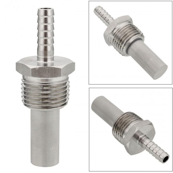 2Pcs 316 Stainless Steel 6.5cm 1/2"MPT Micron Oxygen Stone Homebrew B-eer Brewing Home Oxygen Machine Tools