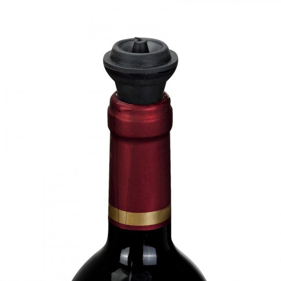 MIUK Vacuum Seal Wine Saver Pump Wine Preserver Remove Air with 2 Vacuum Bottle Stoppers