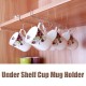 12 Hooks Stainless Steel Kitchen Storage Rack Cupboard Hanging Hook Shelf Dish Hanger Chest Storage