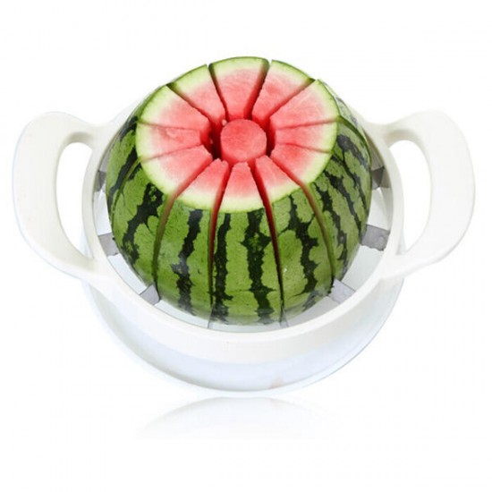 21cm Stainless Steel Melon Watermelon Cantaloupe Slicer Cutter With Patent Fruit Slicer Tool