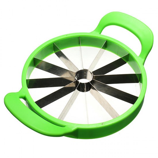 21cm Stainless Steel Melon Watermelon Cantaloupe Slicer Cutter With Patent Fruit Slicer Tool