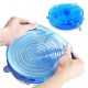 6PCS Reusable Food Cover Fresh Keeping Sealing Stretch Lid Kitchen Storage Container Silicone Lid