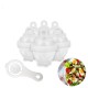 7Pcs / Set Hard Boil Egg Cooker 6 Egg Boilor Without Shells With Bonus Egg White Separator Eggs Steamer Egg Boiler Cooker Cooking Tools