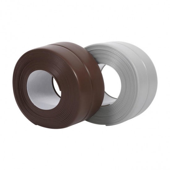 Honana 3.8mm Kitchen Bathroom Self Adhesive Wall Seal Ring Tape Waterproof Tape Mold Proof Edge Trim Tape Accessory