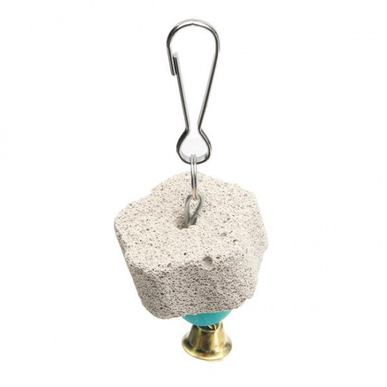 Parrot Mouth Grinding Stone Cage Toy Parakeet Cockatiel Toy Mineral 4cm Parrot Mouth Grinding Stone