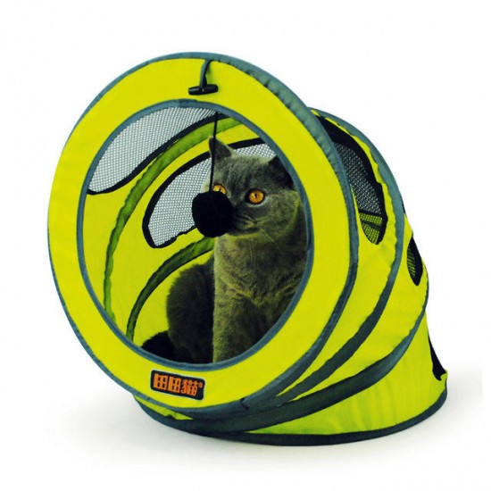 Foldable storage spiral Pet Cat Tunnel Toys Breathable Pet Cats Training Toy Funny Cat Tunnel House Toys