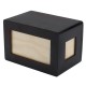 Pet Dog Cat Cremation Urn Memorial Keep Sake Peaceful Photo Box Rectangle Black