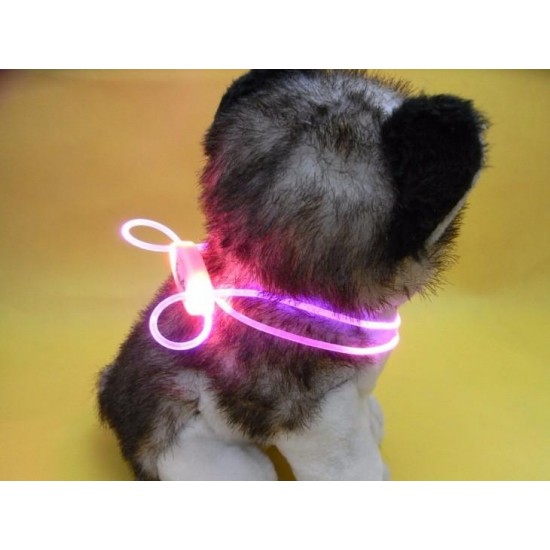 Colorful LED Pet Dog Collar Chain Luminous Light LED Dog Cat Night Light Collar