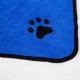 Dog Bathrobe Warm Dog Clothes Absorbent Pet Drying Towel Embroidery Paw Cat Hood Pet Bath Towel