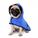 Dog Bathrobe Warm Dog Clothes Absorbent Pet Drying Towel Embroidery Paw Cat Hood Pet Bath Towel