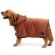 Dog Bathrobe Warm Dog Clothes Absorbent Pet Drying Towel Embroidery Paw Cat Hood Pet Bath Towel