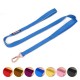 Double Handle Dog Leash Dual Handle Heavy Duty Soft Padded Reflective Nylon Dog Traction Rope