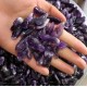 100g Natural Purple Rough Healing Specimen Amethyst Point Quartz Crystal Cluster Fish Tank Decor