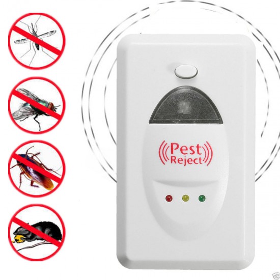 Effective Safe Electromagnetic Electronic Pest Repeller Killer Insect Rodent Mosquitoes Rat Cockroaches Control