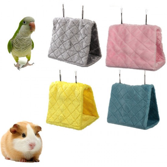 L Size Bird Hamster Hanging Bed Cage Hammock Tent Bed Bunk Parrot Toy
