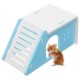 Pet Mouse Hamster House Villa Cage Bed Liftable Ladder Window Nest Exercise Toy