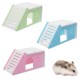 Pet Mouse Hamster House Villa Cage Bed Liftable Ladder Window Nest Exercise Toy