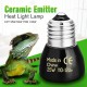 25W/50W/75W/100W Pet Reptile Far Infrared Ceramic Emitter heat lamp Bulb For Reptile Pet Brooder