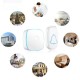 Bakeey 2 Doorbell 1 Receiver US Plug IPX4 Wireless Door Bell Bakeey 2 Doorbell 1 Receiver US Plug IPX4 Wireless Door Bell