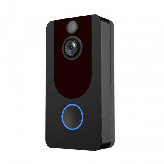 Bakeey V7 1080P Night Vision Video Smart WIF Wireless Doorbell Smart Home PIR Alarm Monitor