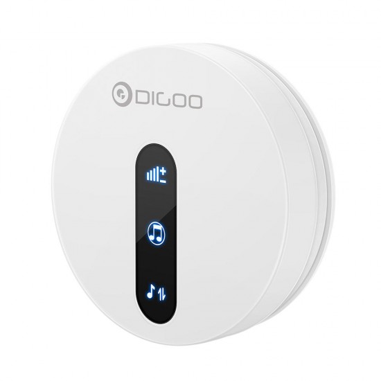 DIGOO DG-SD10 Transmitter Self-powered Waterproof Doorbell EU/US/UK Plug Unique Sliding Button 58 Melodies 4 Levels Volume Adjustment Door Bell