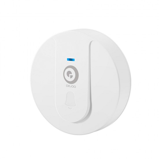 DIGOO DG-SD10 Transmitter Self-powered Waterproof Doorbell EU/US/UK Plug Unique Sliding Button 58 Melodies 4 Levels Volume Adjustment Door Bell