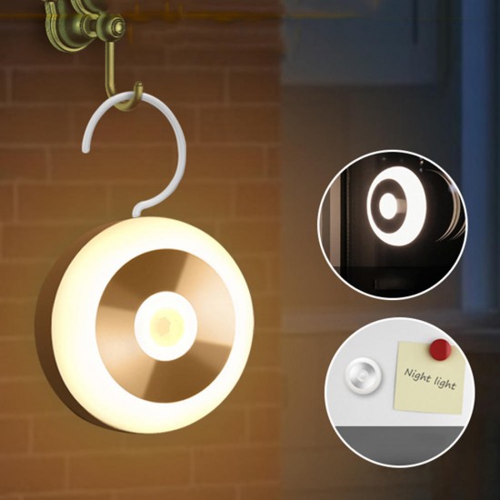 Bakeey PIR Motion LED Sensor Night Light Rechargeable Lamp