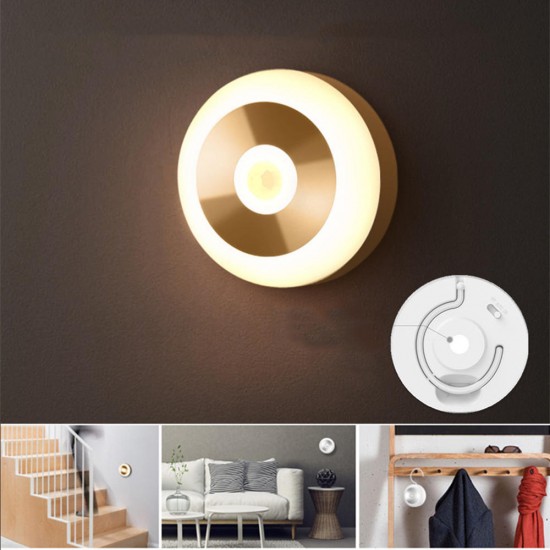 Bakeey PIR Motion LED Sensor Night Light Rechargeable Lamp Bakeey PIR Motion LED Sensor Night Light Rechargeable Lamp
