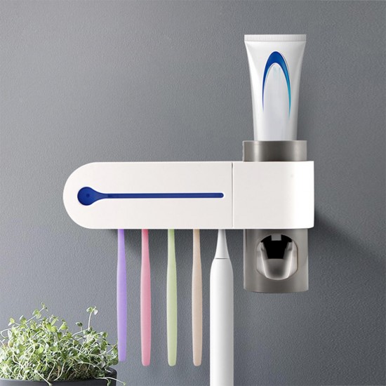 Bakeey UV Toothbrush Sterilizer Box Ultraviolet Antibacterial Toothbrush Cleaner USB Rechargeable Toothbrush Holder Bakeey UV Toothbrush Sterilizer Box Ultraviolet Antibacterial Toothbrush Cleaner USB Rechargeable Toothbrush Holder