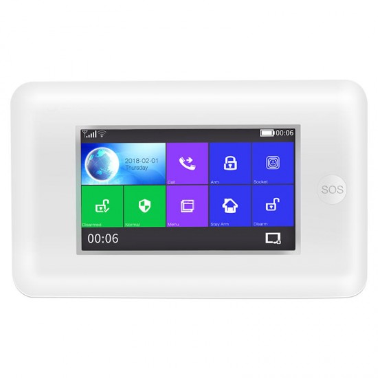 DIGOO DG-HAMA All Touch Screen Alexa Version 433MHz 2G&GSM&WIFI DIY Smart Home Security Alarm System Kits