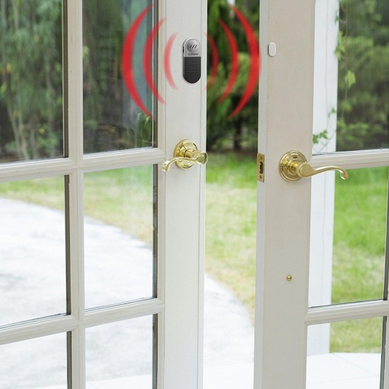 DOBERMAN SECURITY SE-0109 Loud 100dB Wireless Magnet Dual Triggered Sensor Door Window Alarm