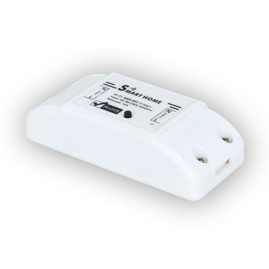 Bakeey 2000W Smart Remote Control Wifi Switch DIY Wireless Timer Automation Module Work With Tuya Smart Life APP Google Alexa Bakeey 2000W Smart Remote Control Wifi Switch DIY Wireless Timer Automation Module Work With Tuya Smart Life APP Google Alexa