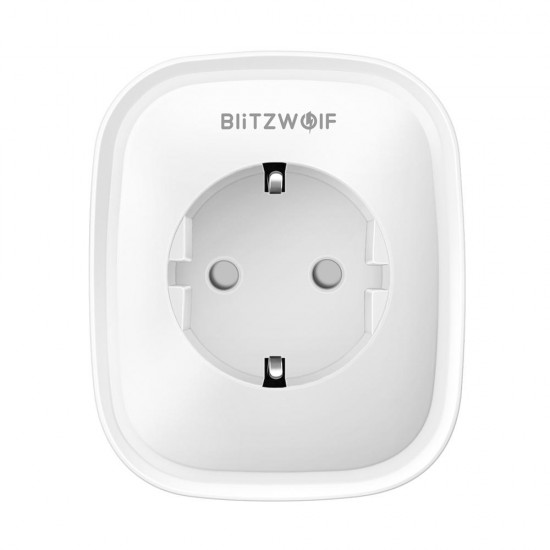 BlitzWolf® BW-SHP2 Smart WIFI Socket EU Plug 220V 16A Work with Amazon Alexa Google Assistant Compatible with BlitzWolf APP