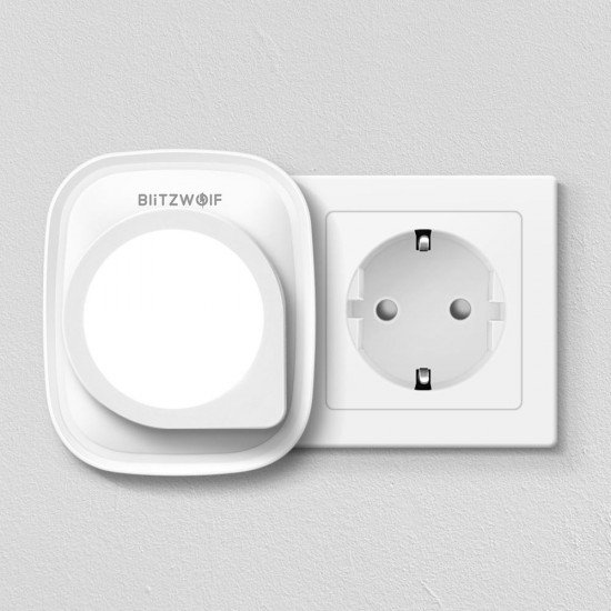 BlitzWolf® BW-SHP2 Smart WIFI Socket EU Plug 220V 16A Work with Amazon Alexa Google Assistant Compatible with BlitzWolf APP