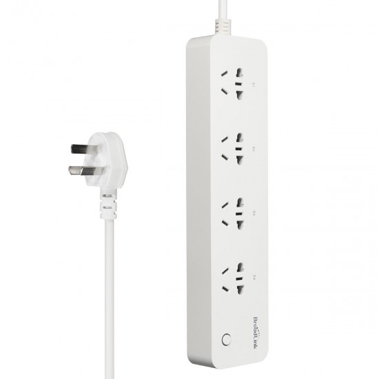 Broadlink MP1 Smart Home Wifi Timing Plug Power Strip 4 Ports Individual Wireless Remote Control