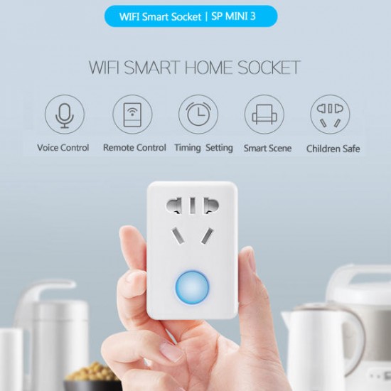 New Upgrade BroadLink SP Mini 3 WiFi Smart Home Socket Switch Plug Timer Wireless Remote Controller