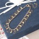 JASSY® Luxury 18K Gold Plated Anklet Golden Rhinestone Fashion First Quarter Moon Foot Chain