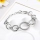 INALIS Fashion Platinum Rhinestones Bracelets Trendy Bracelet Jewelry Gift For Women