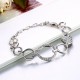 INALIS Fashion Platinum Rhinestones Bracelets Trendy Bracelet Jewelry Gift For Women