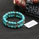 JASSY® Antique Turquoise Beads Rhinestone Stretch Anallergic Bracelet Fine Jewelry for Women