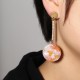 JASSY Acetic Acid Earring Rhinestone Pearl Coin Bar Geometric Dangle Earrings Party Jewelry Gift