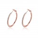 JASSY® Big Circle Crystal Hoop Earrings Simple Style Anallergic Best Gift for Her
