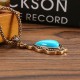 JASSY® Bohemian Gold Earrings Natural Blue Stone Necklace Retro Rhinestones Ring Gift For Women