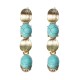 JASSY® Bohemian Jewelry Set Elegant 18K Gold Plated Turquoise Earrings Necklace Jewelry for Women