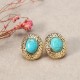 JASSY® Bohemian Women Jewelry Set Turquoise Bead Bracelet Necklace Earrings