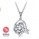 12 Constellations Gift Italina 925 Sterling Sliver Crystal Necklace for Women