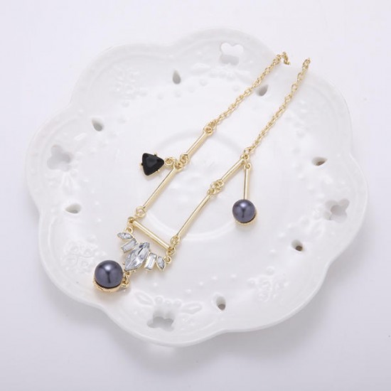 JASSY® Fashion Irregular Asymmetric Delicate Pendant Necklace Anallergic Jewelry for Women